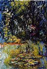 Calla Lily Duo Paintings - The Water-Lily Pond 8 by Claude Monet